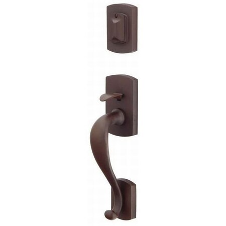 Emtek Medium Bronze Handleset 451711CRMBLH 451711CRMBLH